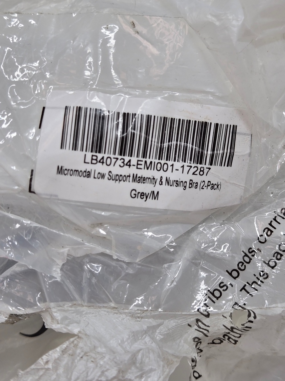 QUINCE Pack Of 2 Micromodal Low Support Maternity & Nursing Bra 7862 - Picture 7 of 13